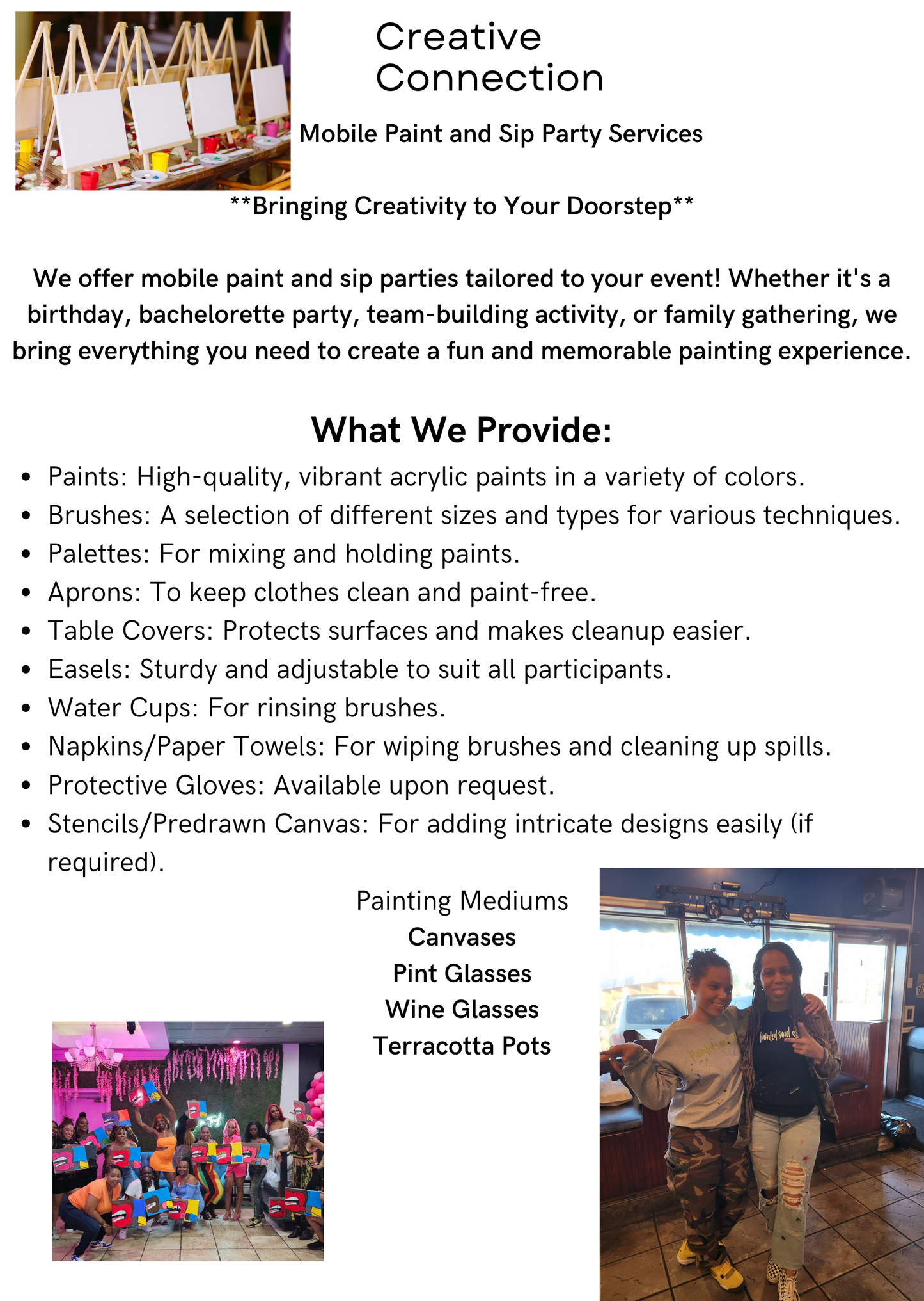 Painted Soul Mobile Paint & Sip Services